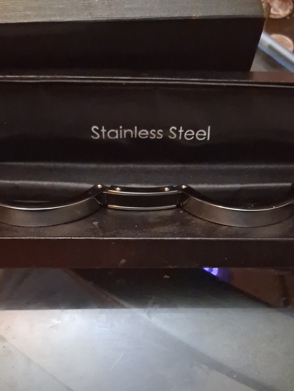 Stainless Steel Men's Bracelet - Black Finish